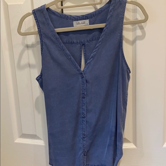 Bella Dahl open back denim tank - Picture 1 of 2